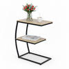 BEISTELLTISCH - Multicolor, Holzwerkstoff/Metall (25/47.5/58.5cm) - Relaxdays