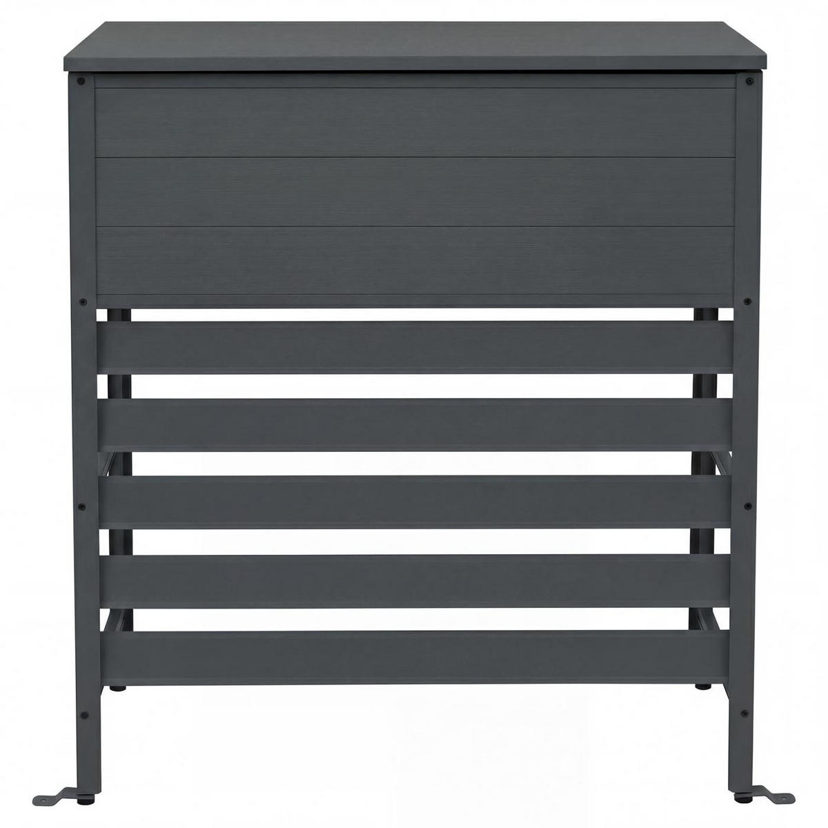 VERKLEIDUNG für Klimaanlage/Wärmetauscher 110x96x43cm Anthrazit - Anthrazit, Metall (96/110/43cm) - PROREGAL