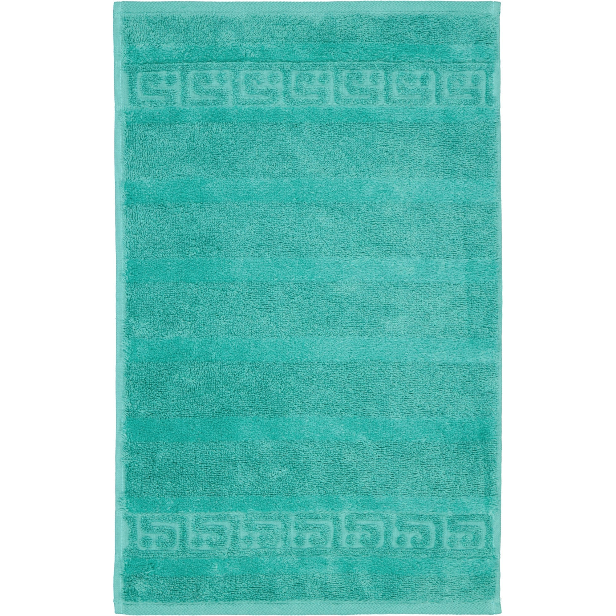 HANDTÜCHER NOBLESSE UNI 1001 SMARAGD - 421 - Grün, Textil (30/50cm) - Cawoe