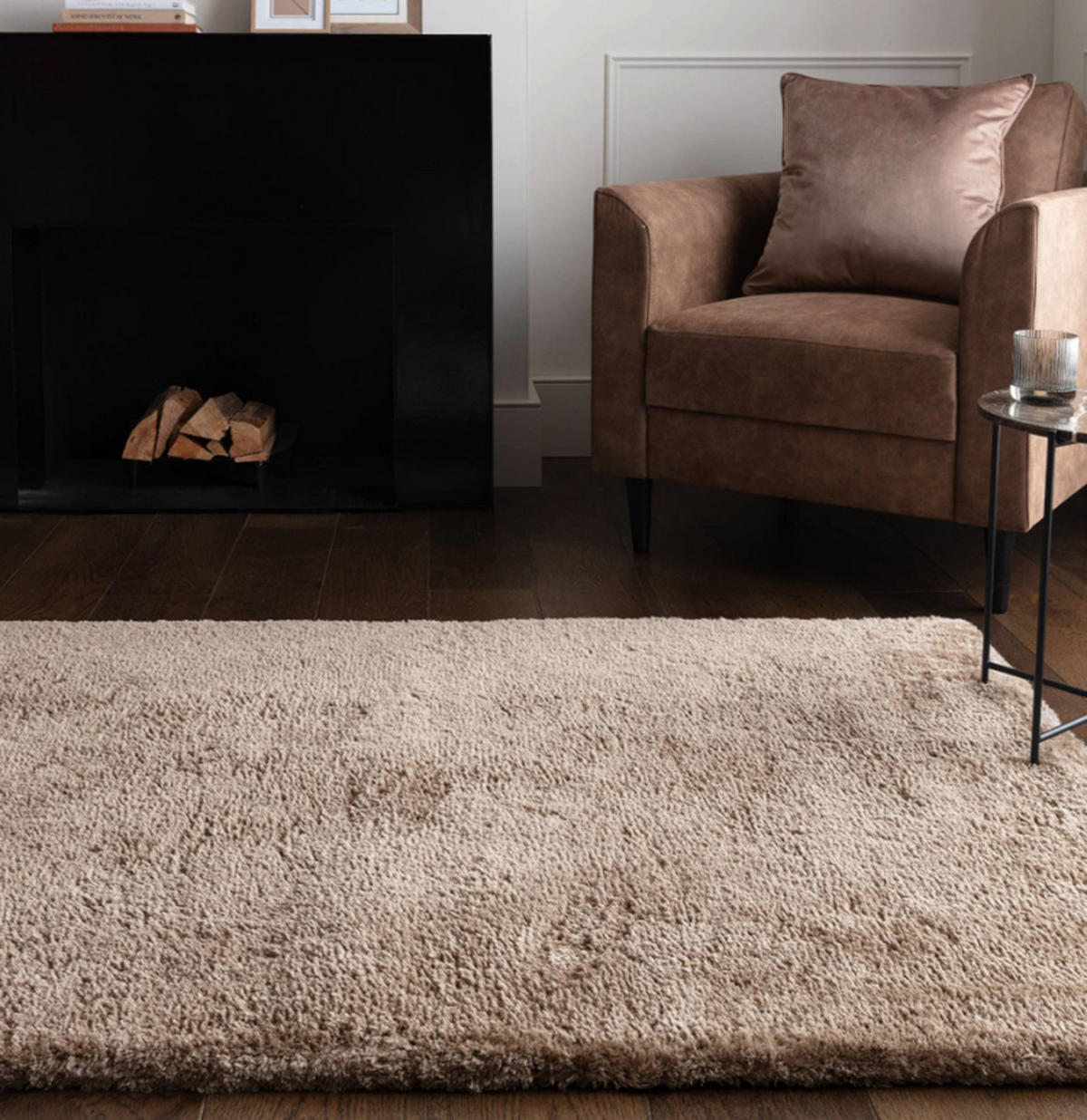 TEPPICH Wohn-/Schlafzimmer Langflor SPLENDOUR Braun 120x170 cm - Braun, Textil (120/170cm) - Novatrend