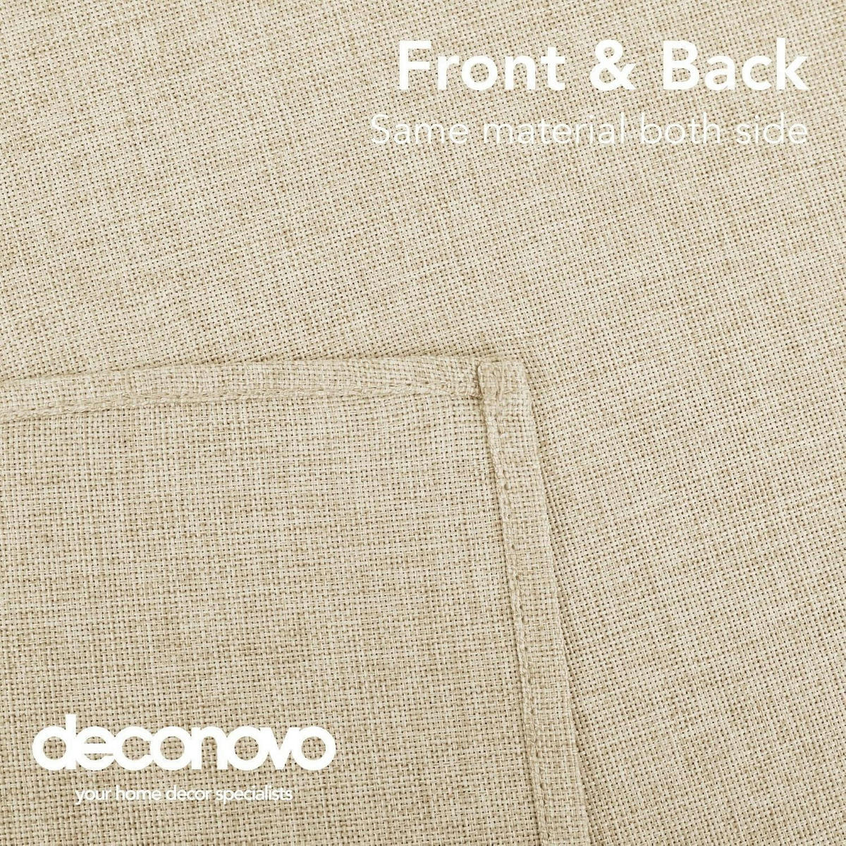 TISCHDECKE Leinenoptik Creme 200 x 150 cm - Beige, Textil (200/150/1cm)