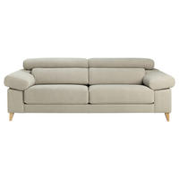 SOFA 3-SITZER Air Grau 236 cm x 101 cm - Grau, Textil (236/101/104cm) - Kenay Home