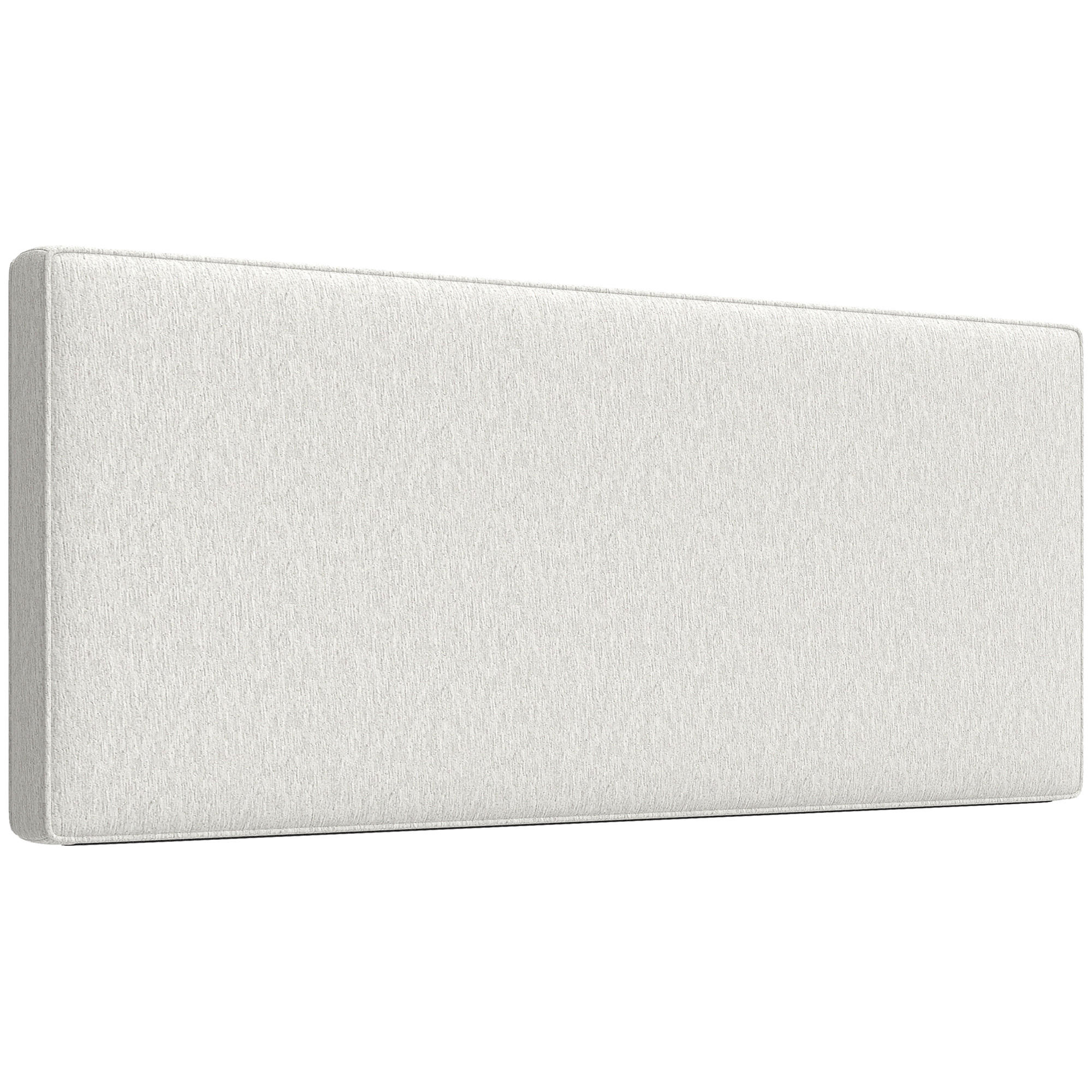 KOPFTEIL DE-18529 wandmontiert mit Leinenbezug Creme - Beige, Textil (10/60/140cm) - ComfortXL