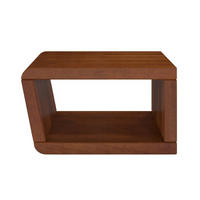 MASSIVHOLZNACHTTISCH Harald, Buche - lackiert, Nussbaumfarbe - Walnussfarben, Holz (50/37/40cm) - Visby
