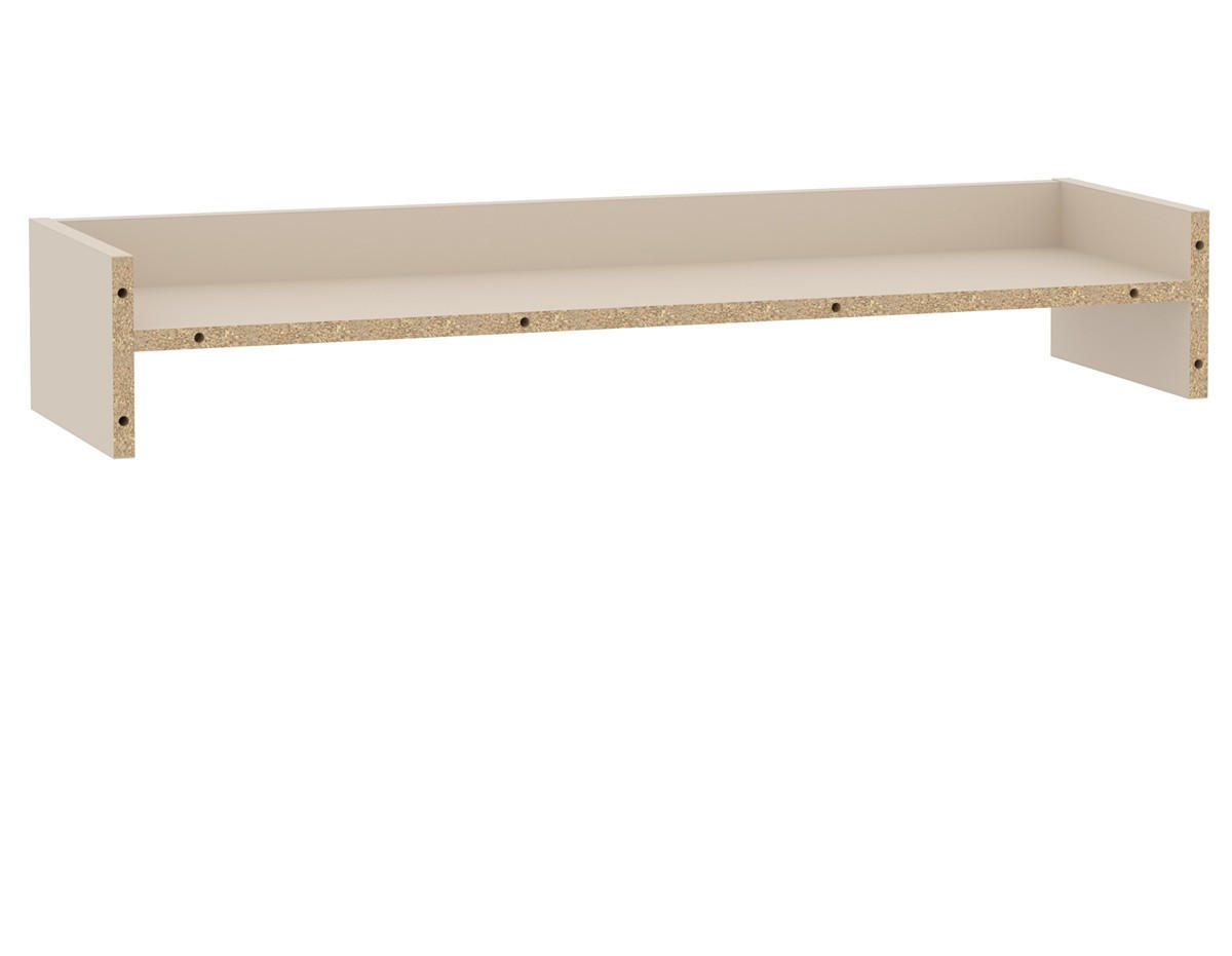 BABYZIMMER Set Lien - 4-teilig - Sandfarben/Goldfarben, Holzwerkstoff/Metall (90/188/51cm) - QMM TraumMöbel