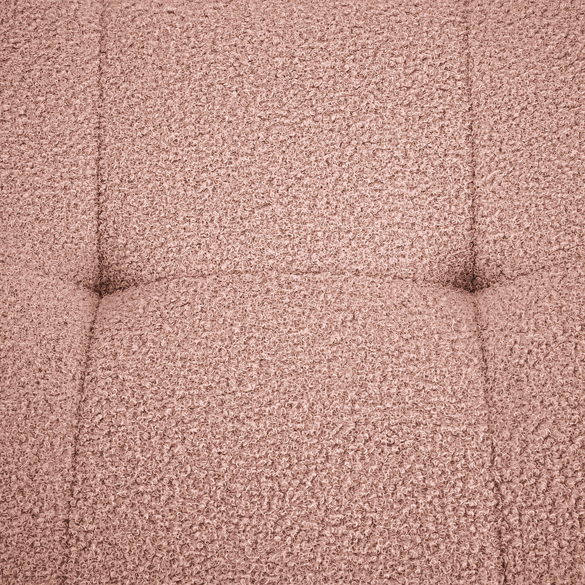 POLSTERHOCKER - Schwarz/Rosa, Textil/Metall (67/47/50cm) - home24