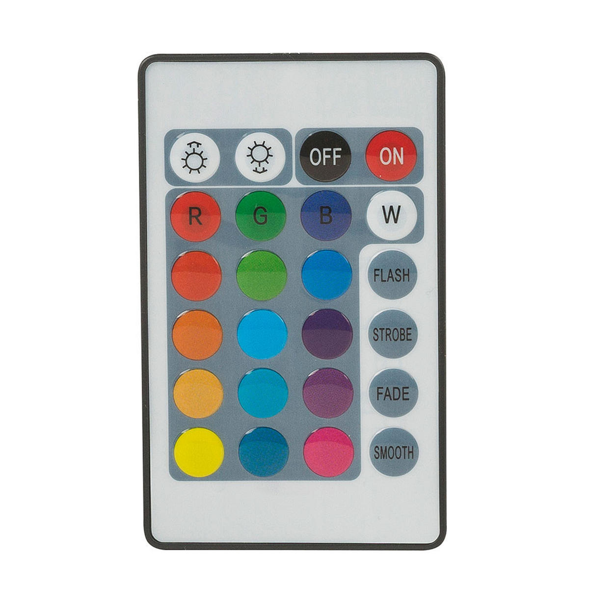 LED DECKENLEUCHTE Weiß mit RGB Farbwechsel - Weiß, Metall (25/25/9cm)
