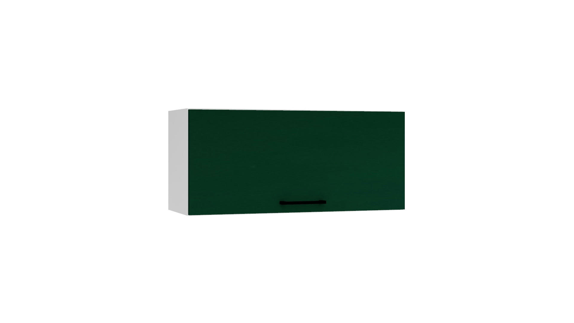 HÄNGESCHRANK W80OKGR - Morvex - Praktische Aufbewahrungsidee - Dunkelgrün, Holz/Metall (80/36/30cm) - ROYAL24_MARKT