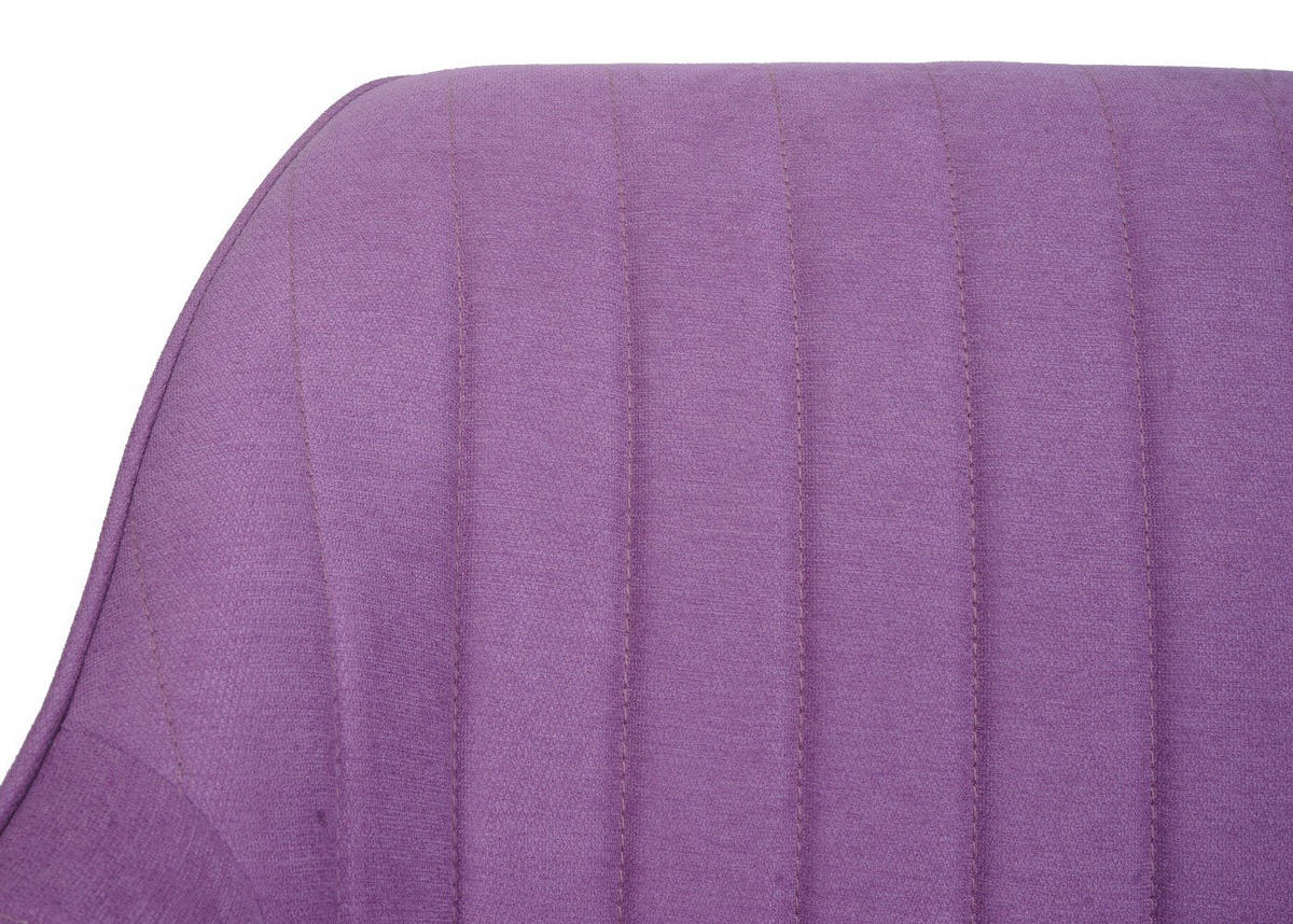 JEDÁLENSKÁ stolička Violett - lila/fialová, textil (55/84/60cm) - MCW