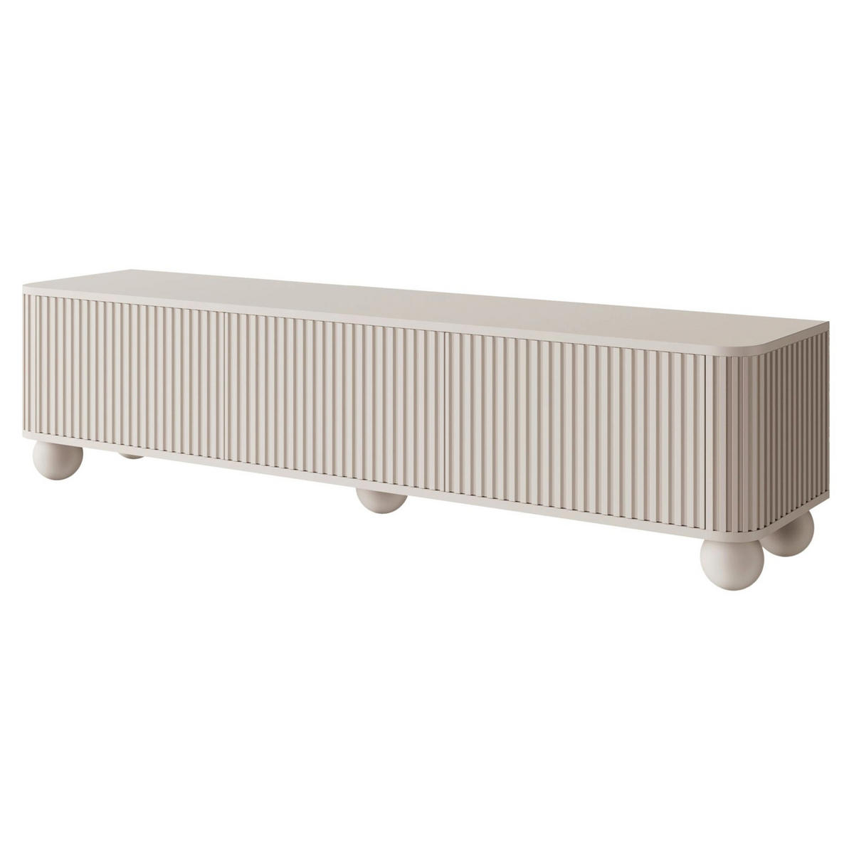 TV-LOWBOARD Arvello Greige 163/42/38 cm - Taupe, Holz/Holzwerkstoff (163.2/49.2/38cm) - Selsey