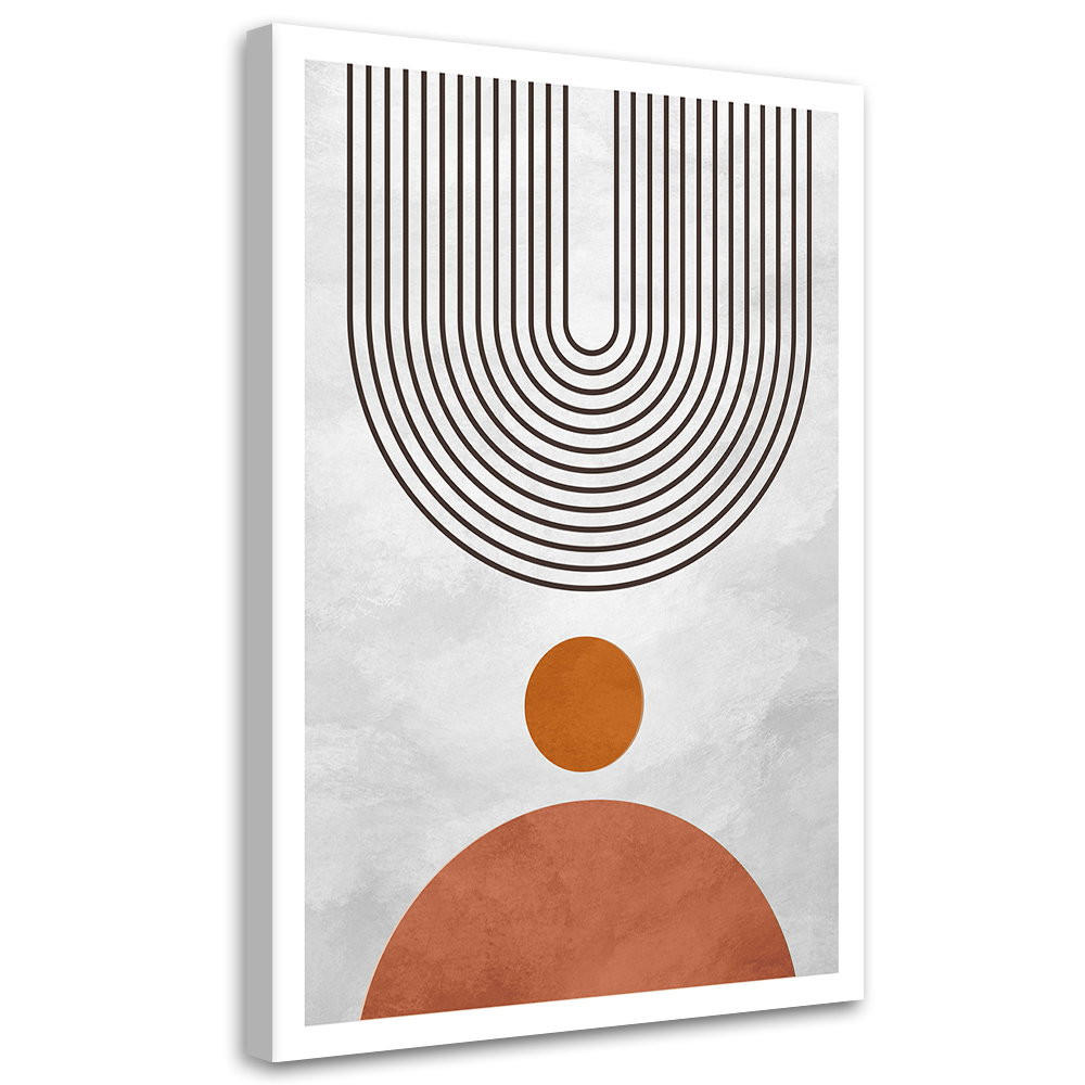 KUNSTDRUCK Grau 70/100 cm - Grau, Textil (70/100cm) - KUNSTLOFT