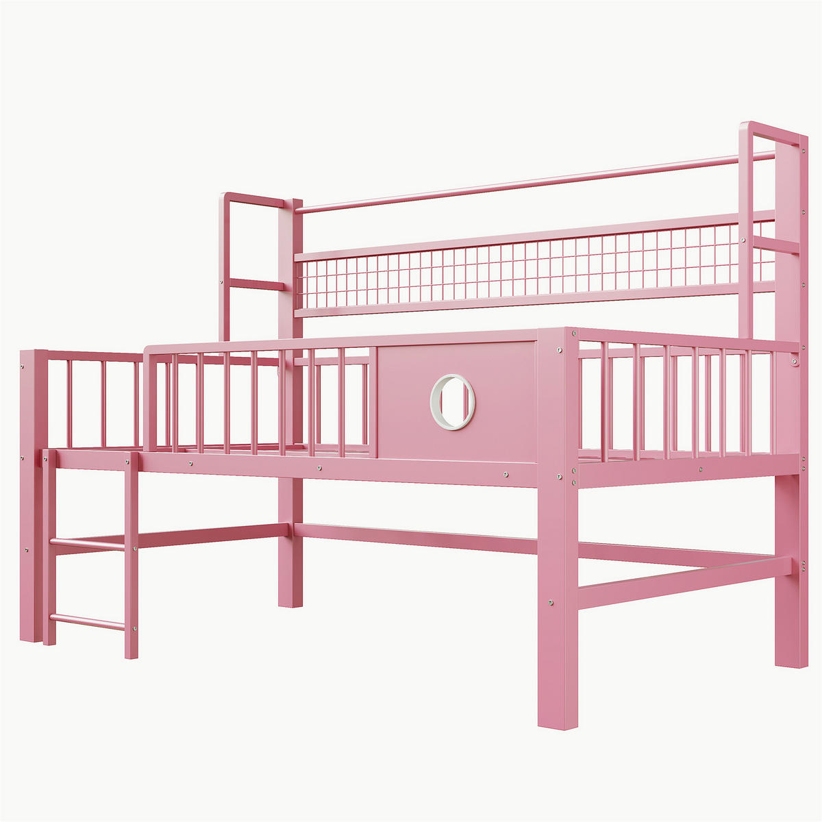 HOCHBETT Metall 90/200 cm Rosa - Pink, Metall - Raumix