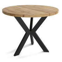 TISCH Schwarz IDA Ausziehbar 100/140 cm - Multicolor/Schwarz, Holzwerkstoff (140/100/75cm) - Sepro Meble