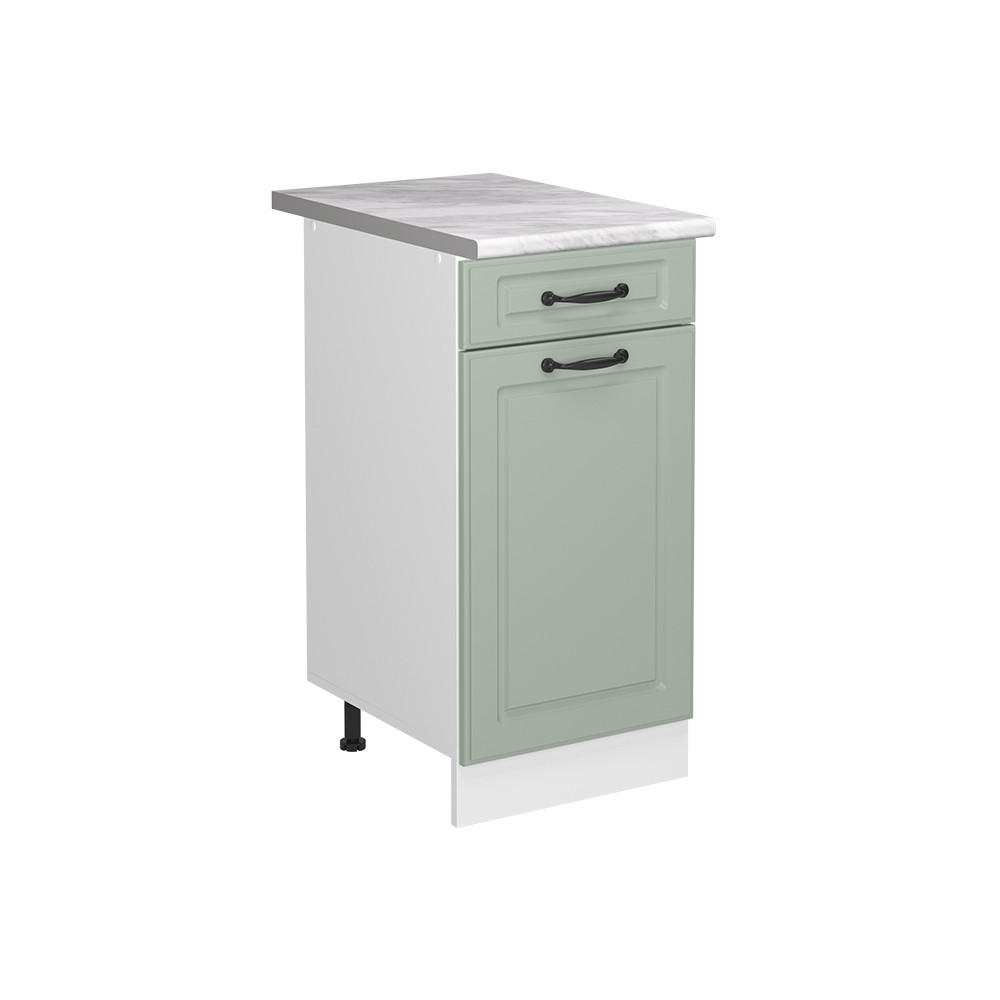 Vicco Küchenunterschrank Grün, Weiß 40x81.6x60 cm