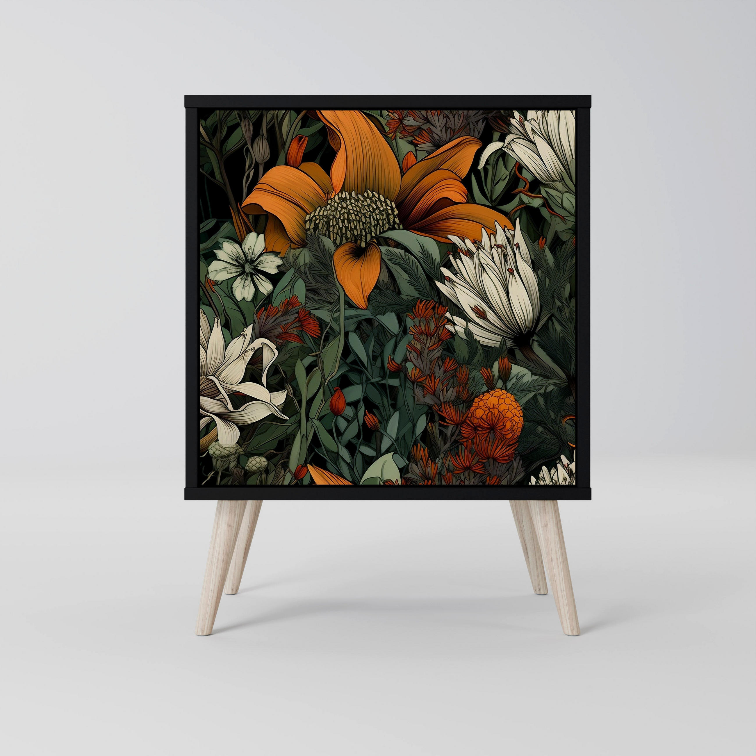 SpaceRebels Sideboard Schwarz 57.5x77.5x42 cm