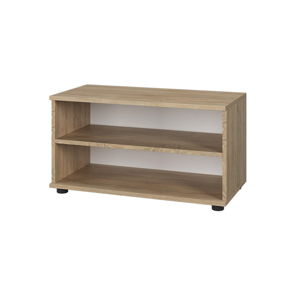 WOHNZIMMERSCHRANK Berno Sonoma 70.8 x 38.9 cm mit 2 Fächern - Sonoma Eiche, Holzwerkstoff (70.8/38.9/35.3cm) - Vicco