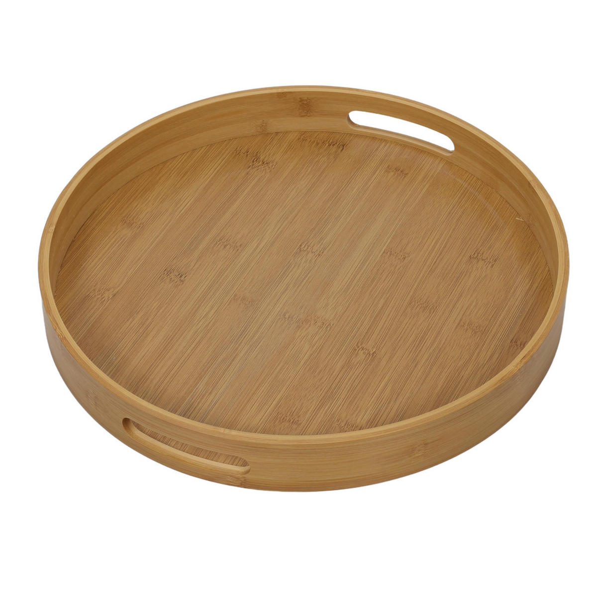 FRÜHSTÜCKSTABLETT rund rund Braun 40/40/5 cm - Braun, Naturmaterialen (40/5/40cm) - Home Styling Collection