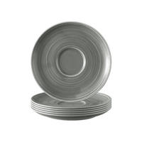 KOMBI-UNTERTASSEN Terra Perlgrau ø 16,1 cm 6er Set - Grau, Keramik (16.1cm) - Seltmann Weiden