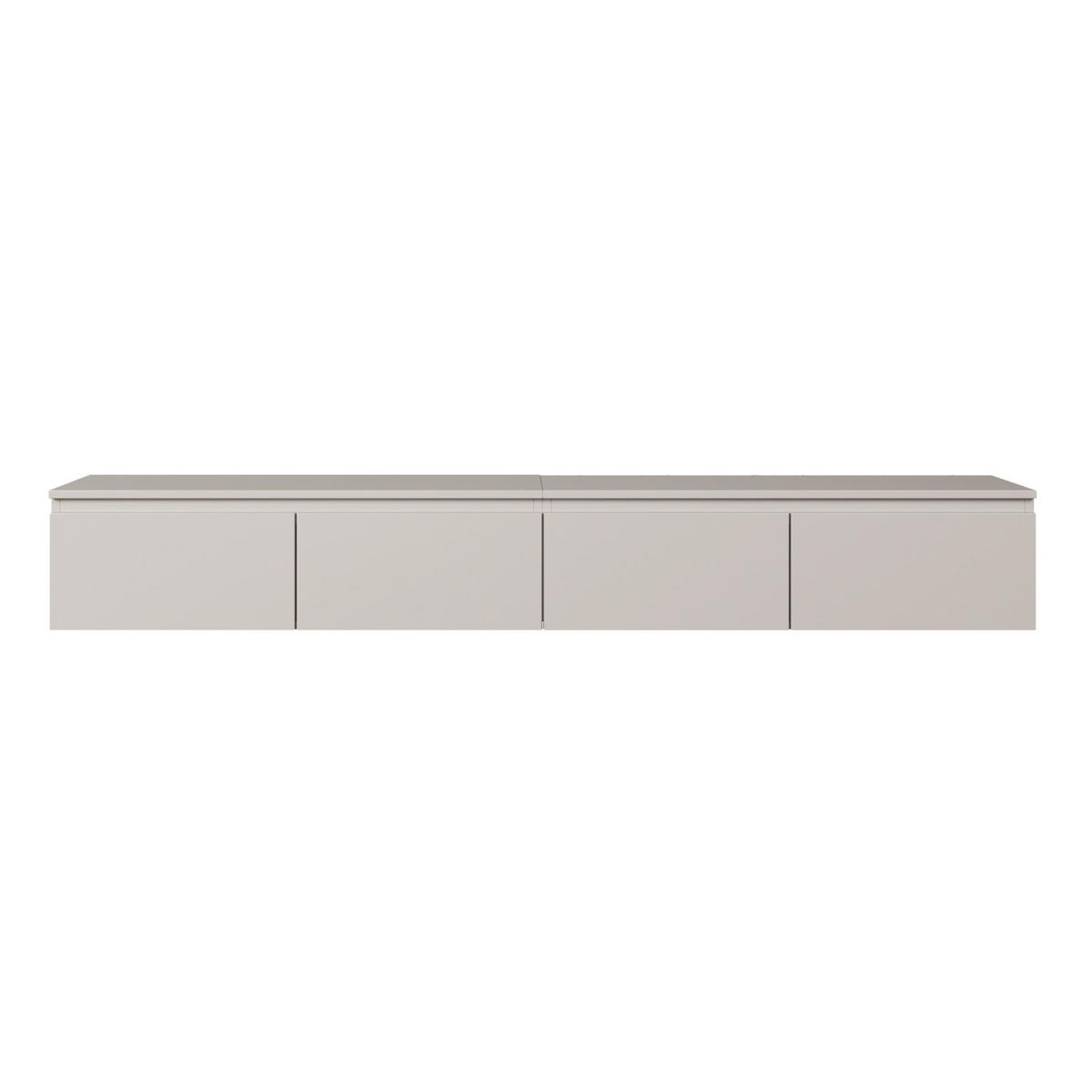 TV-LOWBOARD Bemmi Greige 200 cm - Kaschmir, Holzwerkstoff (200/28.4/31.8cm) - Selsey