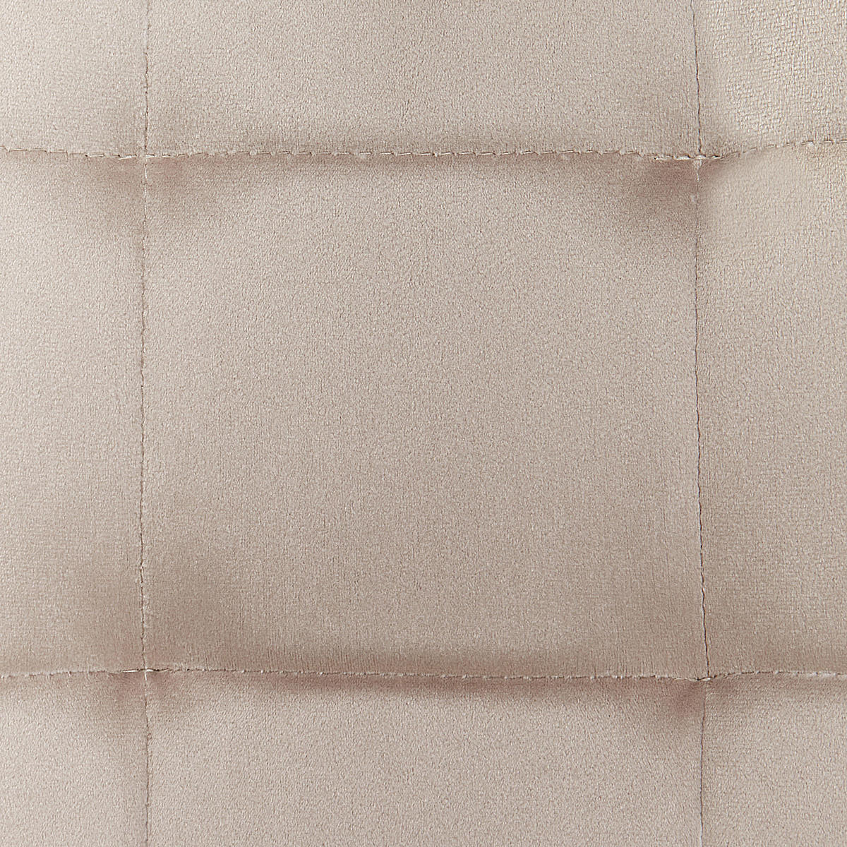 ESSZIMMERSTUHL 4er-Set Samtstoff Taupe Powell - Beige/Schwarz, Textil (40/88/62cm) - Beliani