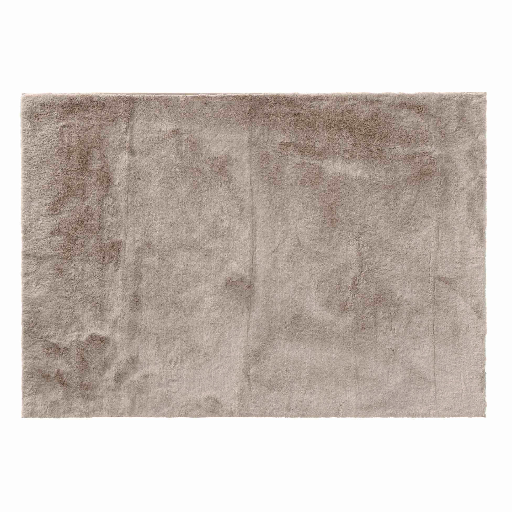 TEPPICH Feline Kunstfell Braun - Braun, Textil (120/170cm) - Douceur d´intérieur