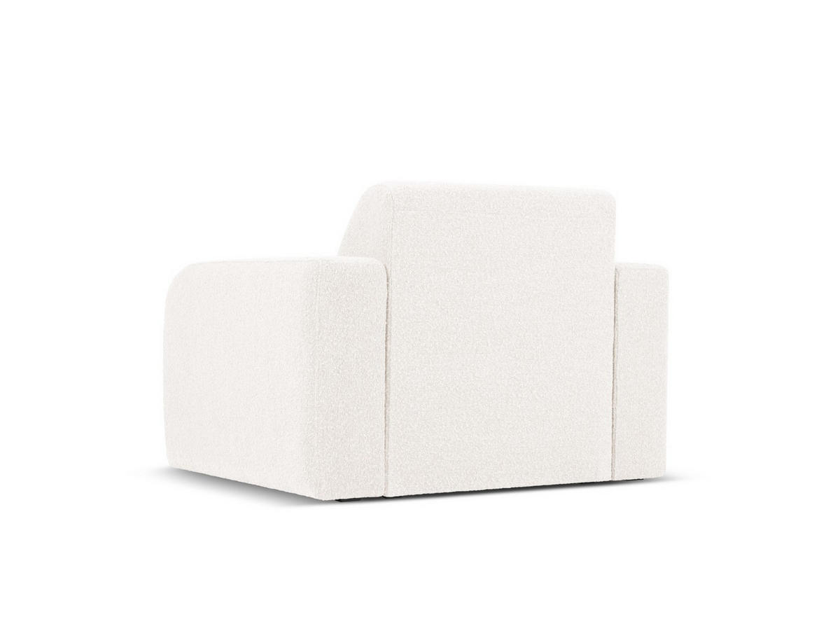 SESSEL Molino aus Boucle weiß - Weiß, Textil (95/72/105cm) - Micadoni