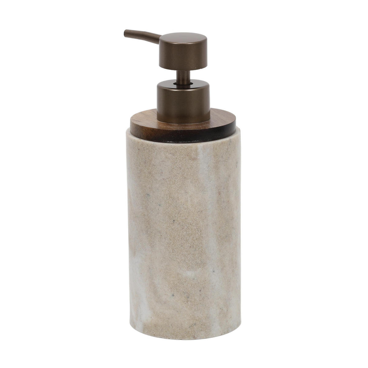 FLÜSSIGSEIFENSPENDER Come 7,1/7,1/19,3 cm - Beige, Kunststoff (7.1/19.3/7.1cm) - 5five Simply Smart