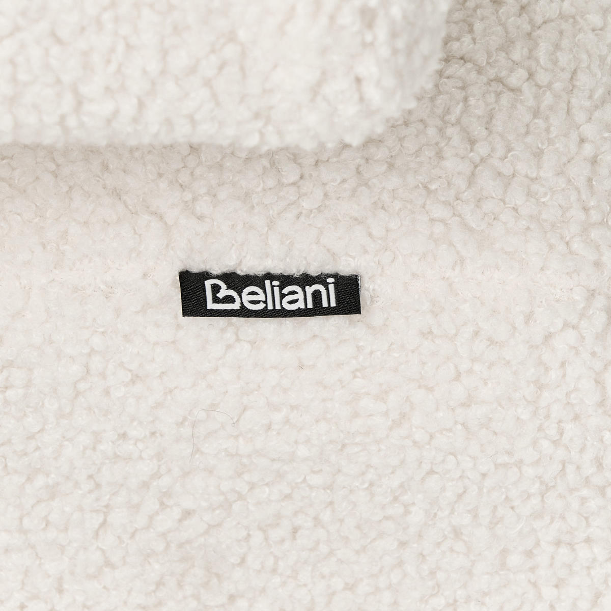 2-SITZER-SOFA Bouclé Cremeweiß/Dunkelbraun Tamre - Creme, Textil (148/79/78cm) - Beliani
