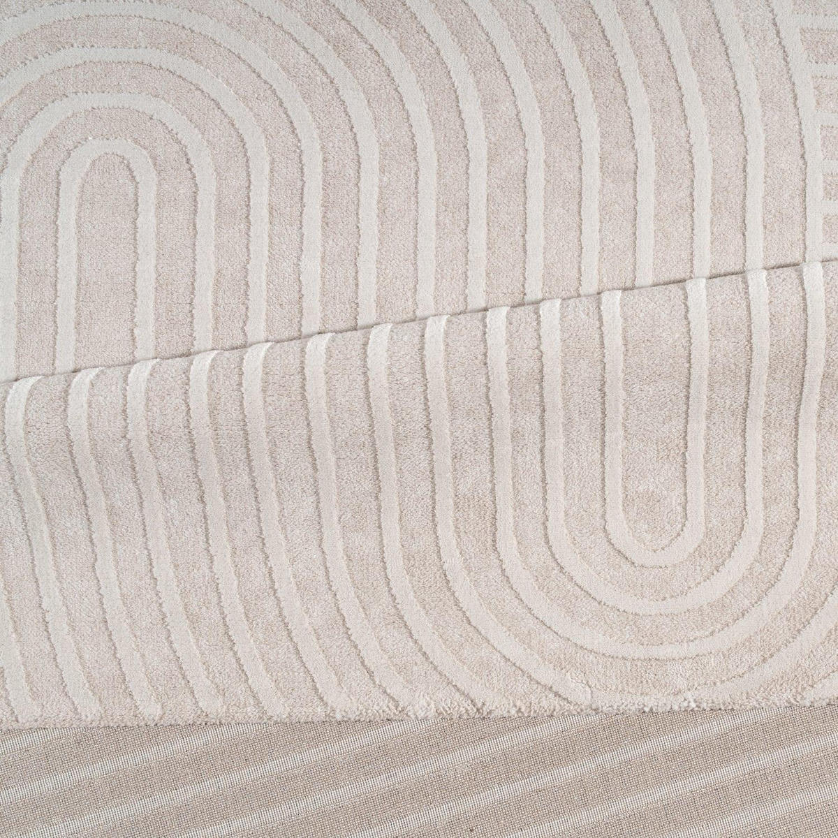 KURZFLORTEPPICH 80/150 cm Santorini 613 - Creme, Kunststoff (80/150cm) - Paco Home