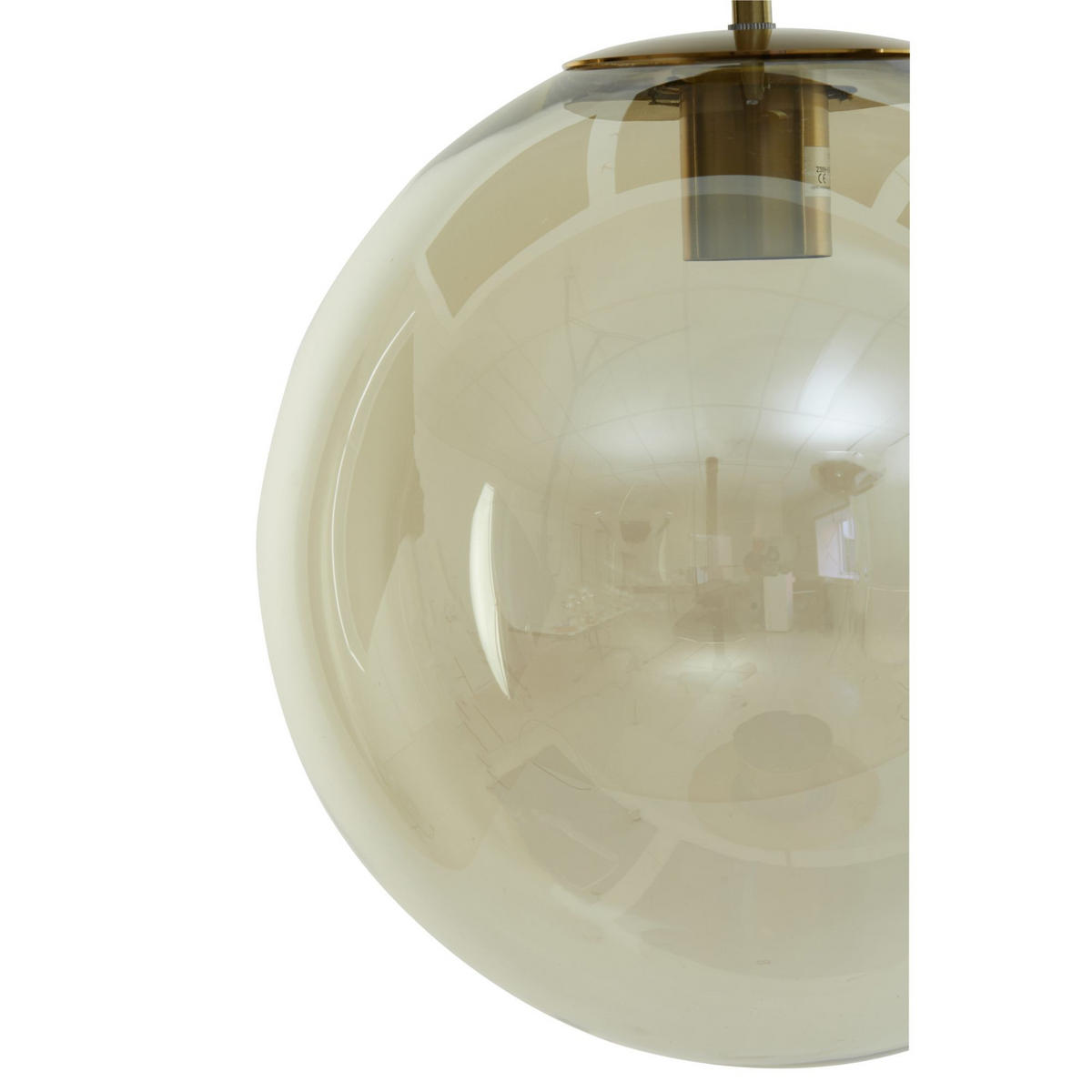 HÄNGELAMPE Medina Gold Ø48/48 cm - Goldfarben, Glas (48/48/48cm) - Light & Living