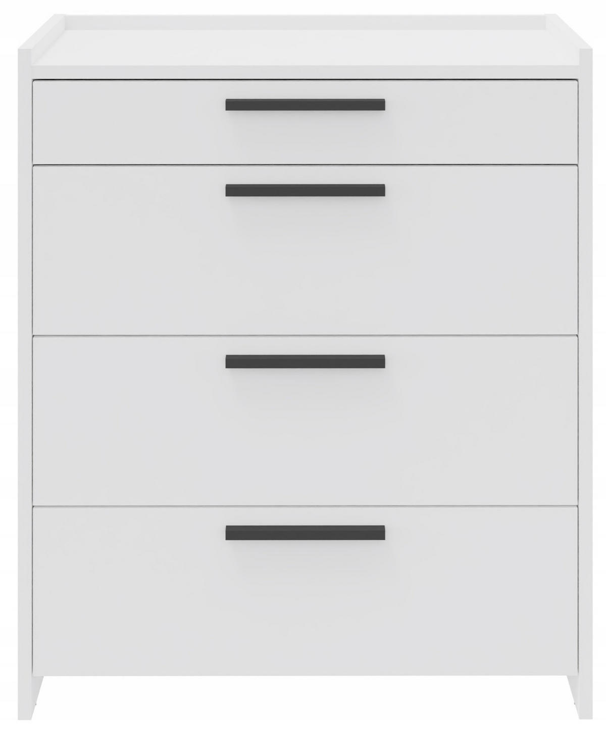 KOMMODE ALTIVO 3SW1SN Weiß 68,8/35,9/80,6 cm - Weiß, Holzwerkstoff (68.8/80.6/35.9cm) - Matkam Möbel