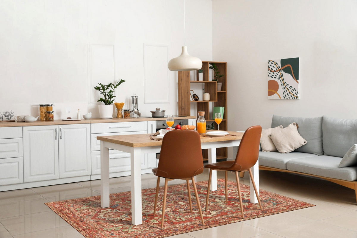 TEPPICH Design englische Kettelung rot - Rot, Textil (120/160cm) - AFK Living