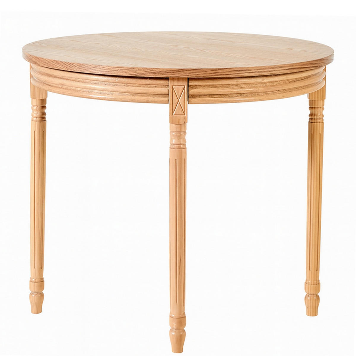 ESSTISCH Rund Braun 90 x 90 x 75 (cm) - Braun, Holz (90/90/80cm) - Nordlys