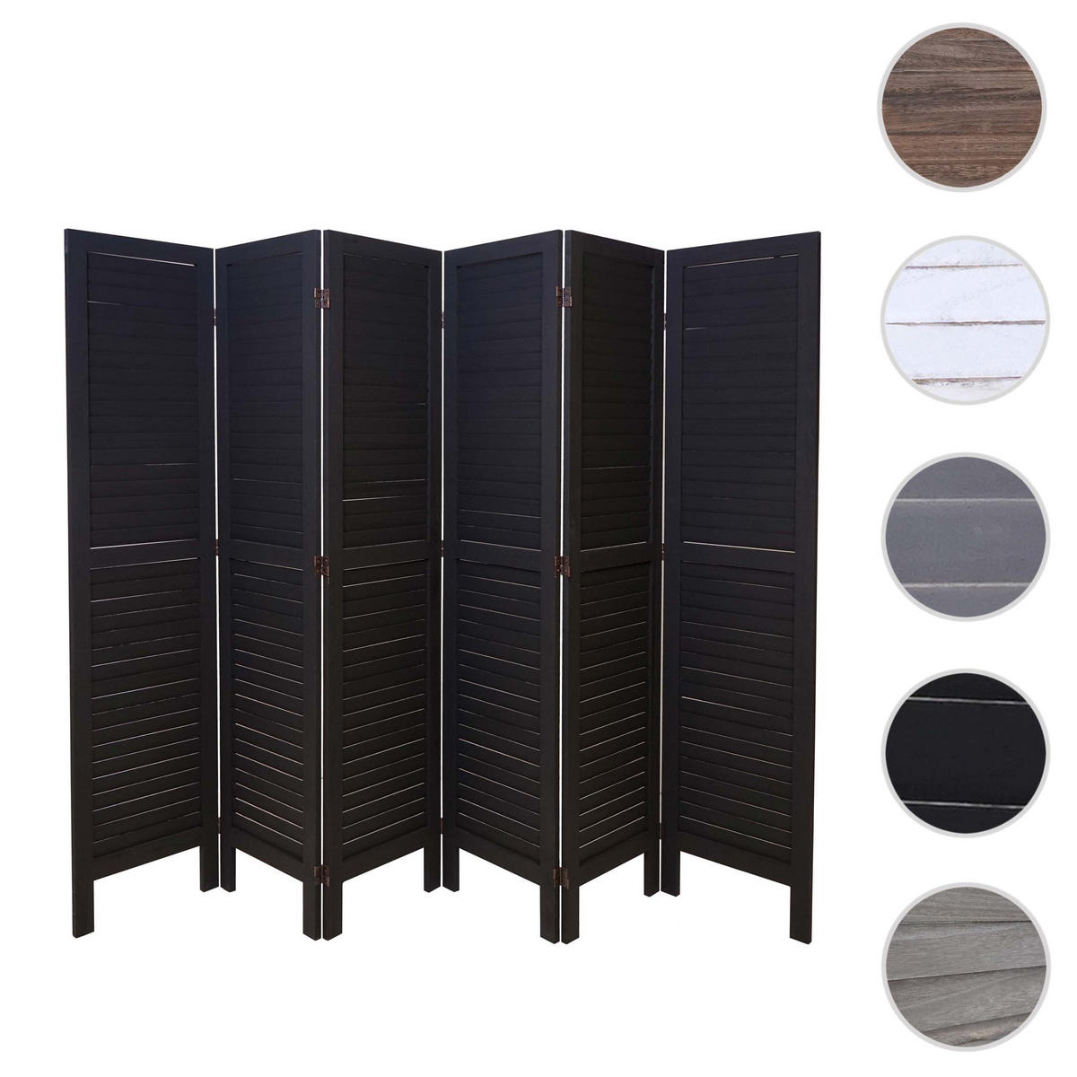 PARAVENT Anthrazit - Anthrazit, Holz (240/170/2cm) - MCW