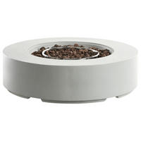 FEUERSTELLE Grau Pacaya - Grau, Stein (107/30/107cm) - Beliani