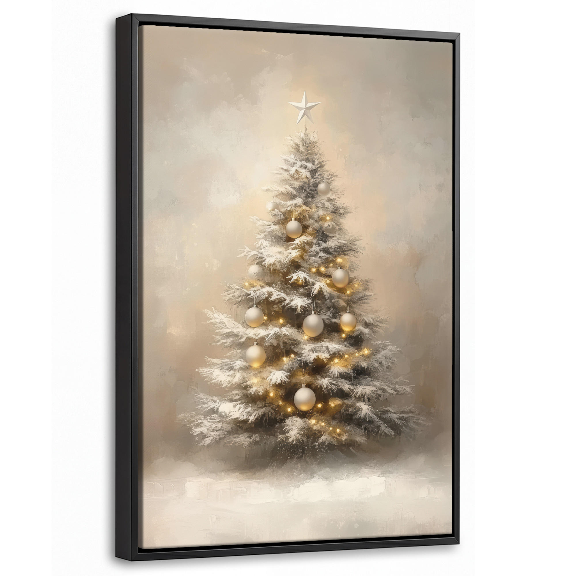 MuchoWow Leinwand Champagner 40x60 cm