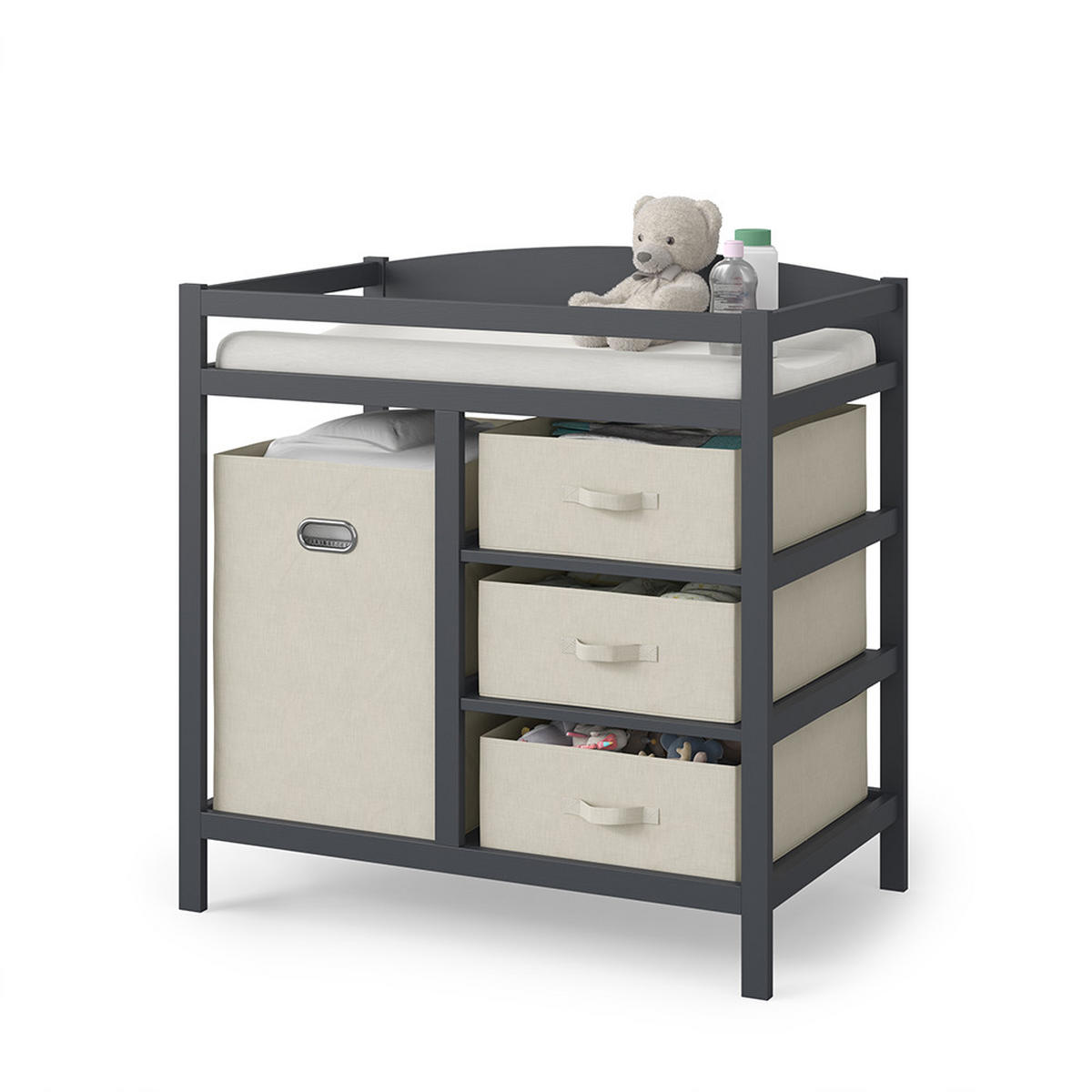 PŘEBALOVACÍ PULT Nunjo Antracit - antracitová, kompozitní dřevo (85/87/52cm) - Vicco