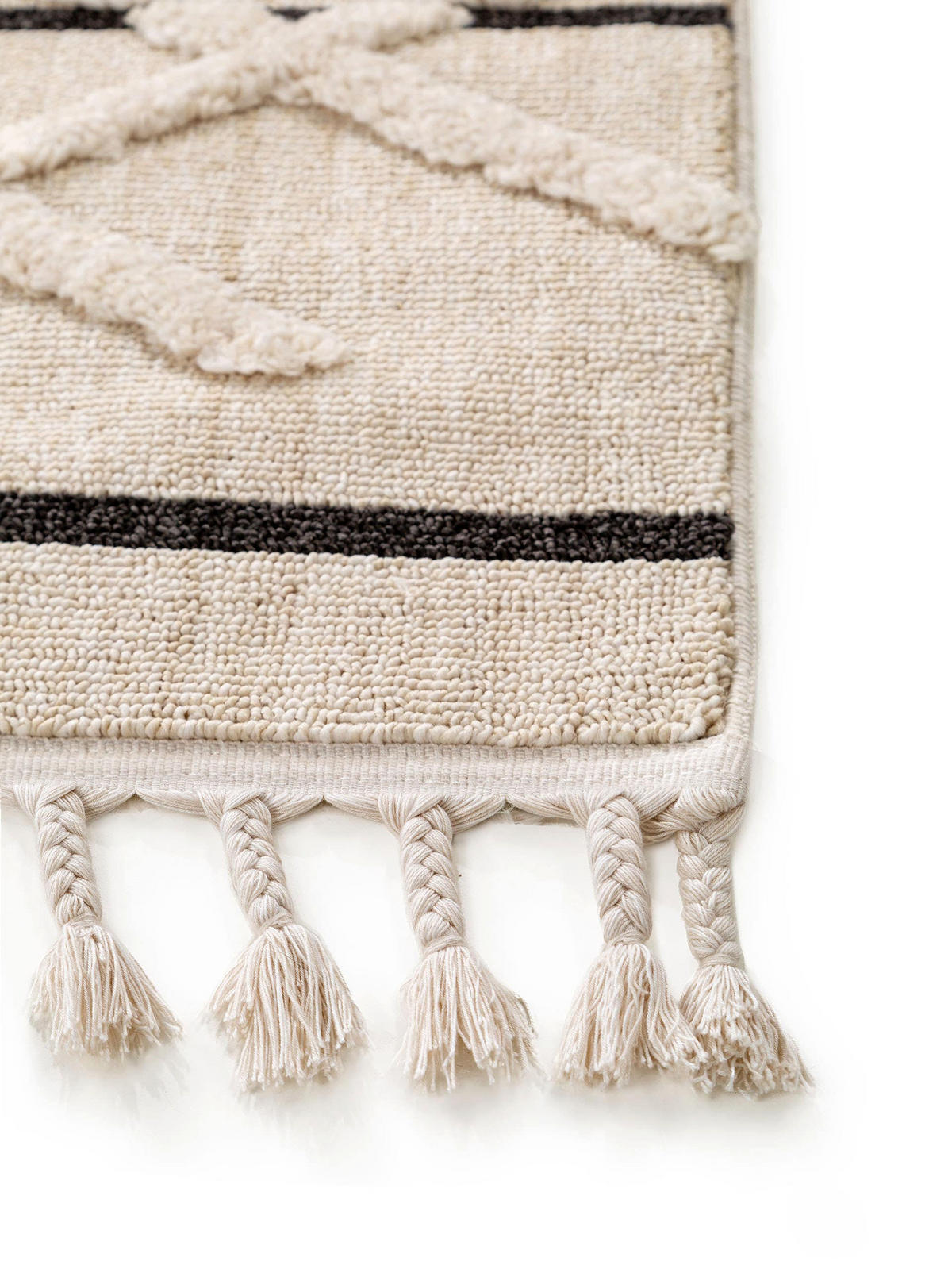 TEPPICH Oyo Cream 200x290 cm - Creme, Textil (200/290cm) - benuta Pop