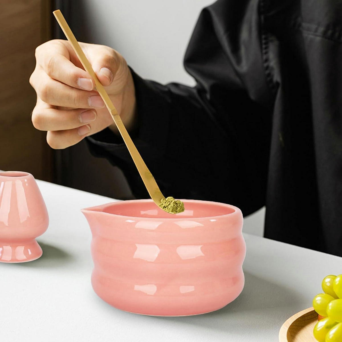 MATCHA Set 7-teilig Rosa - Rosa, Keramik (12.5/13/19.3cm)
