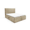 BOXBETT Arnau Premium - Beige, Holzwerkstoff/Textil (140/200cm) - Fun Möbel