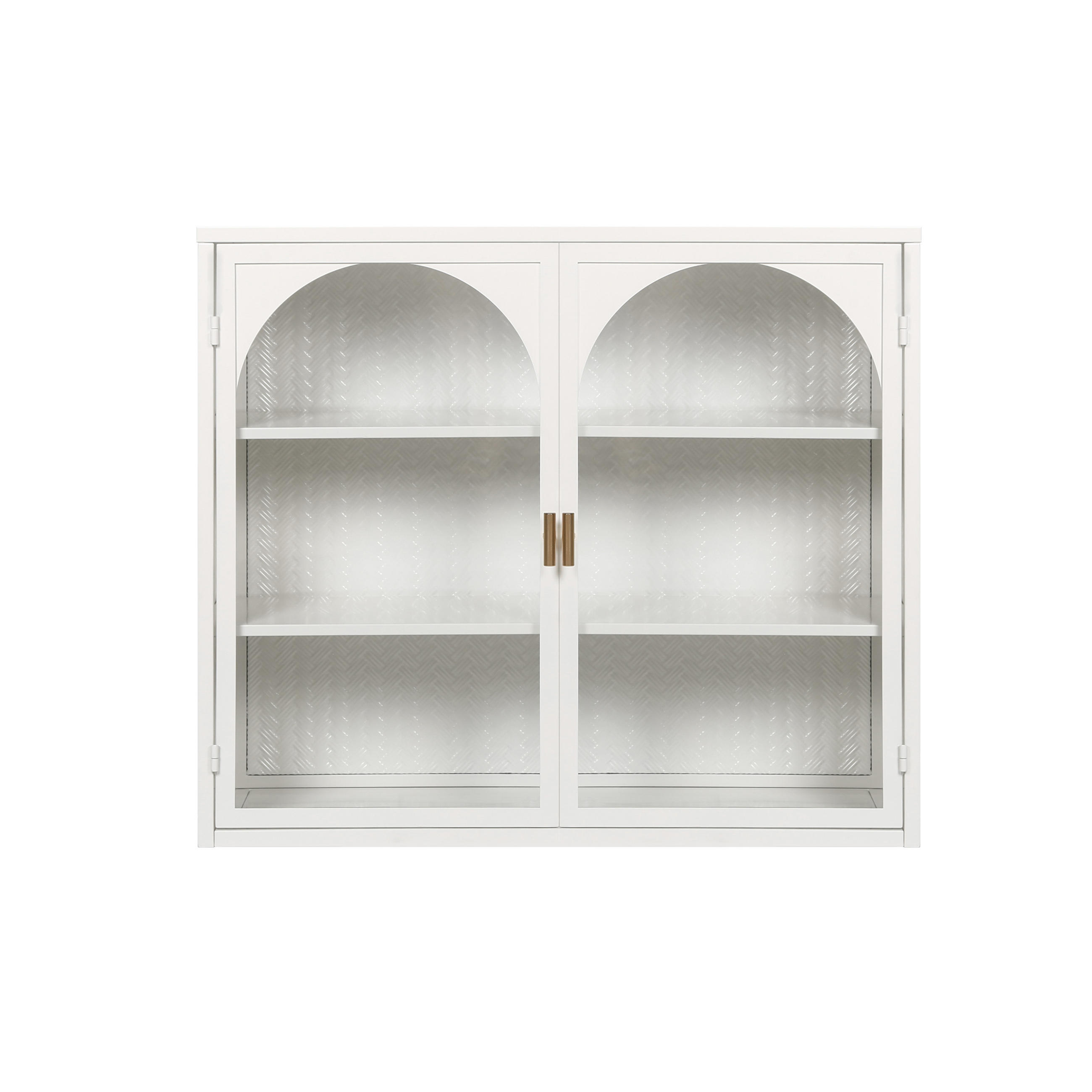 KÜCHENOBERSCHRANK 70/23/60 cm mit Glasfront und 2 Türen in Weiß - Weiß, Glas (70/60/23cm) - BEAOK