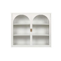 KÜCHENOBERSCHRANK 70/23/60 cm mit Glasfront und 2 Türen in Weiß - Weiß, Glas (70/60/23cm) - BEAOK