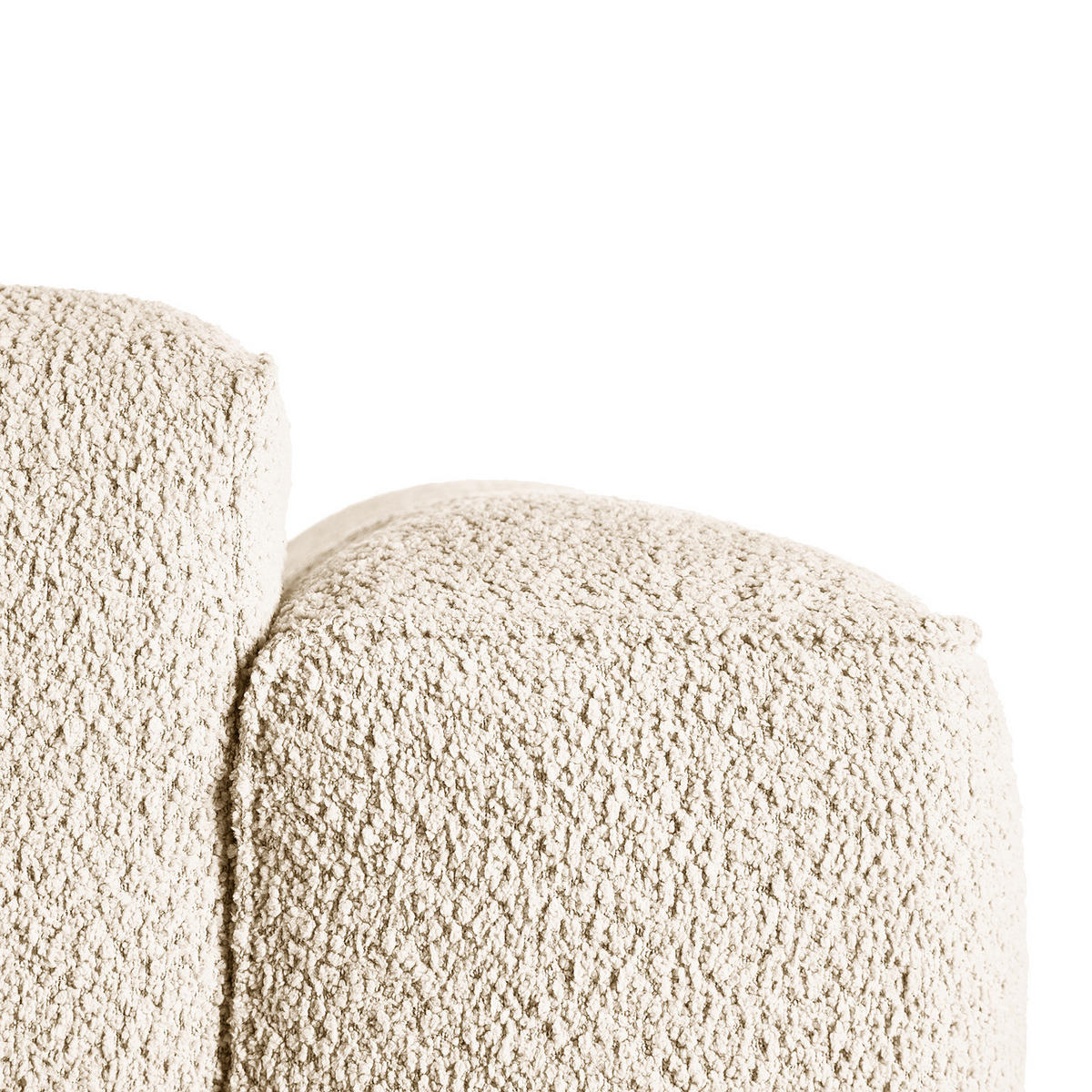 2-SITZER SOFA - Beige/Schwarz, Kunststoff/Textil (220/71/102cm) - home24