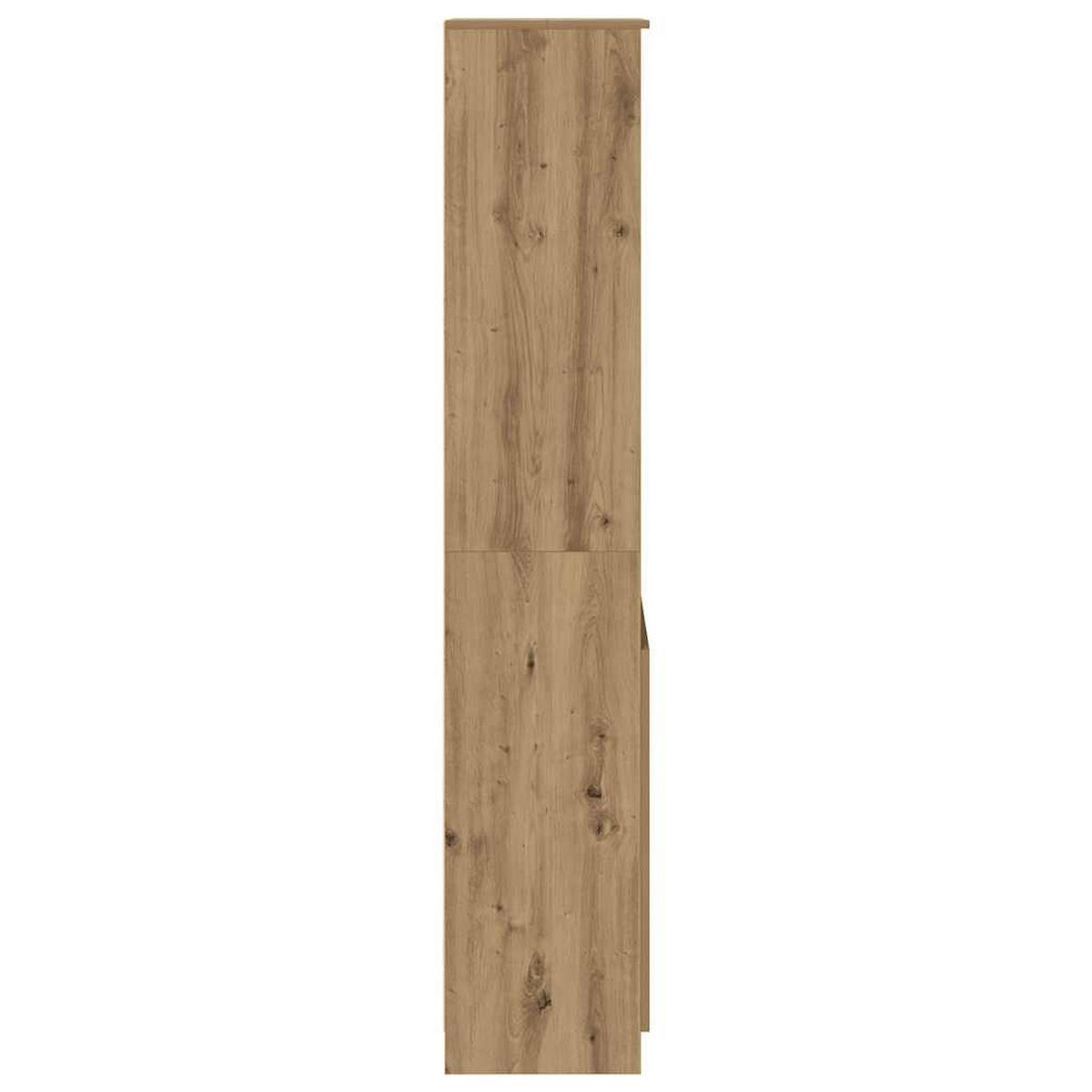HIGHBOARD Artisan-Eiche 50/35/180 Cm Holzwerkstoff - Braun, Holzwerkstoff (35/180/50cm) - vidaXL