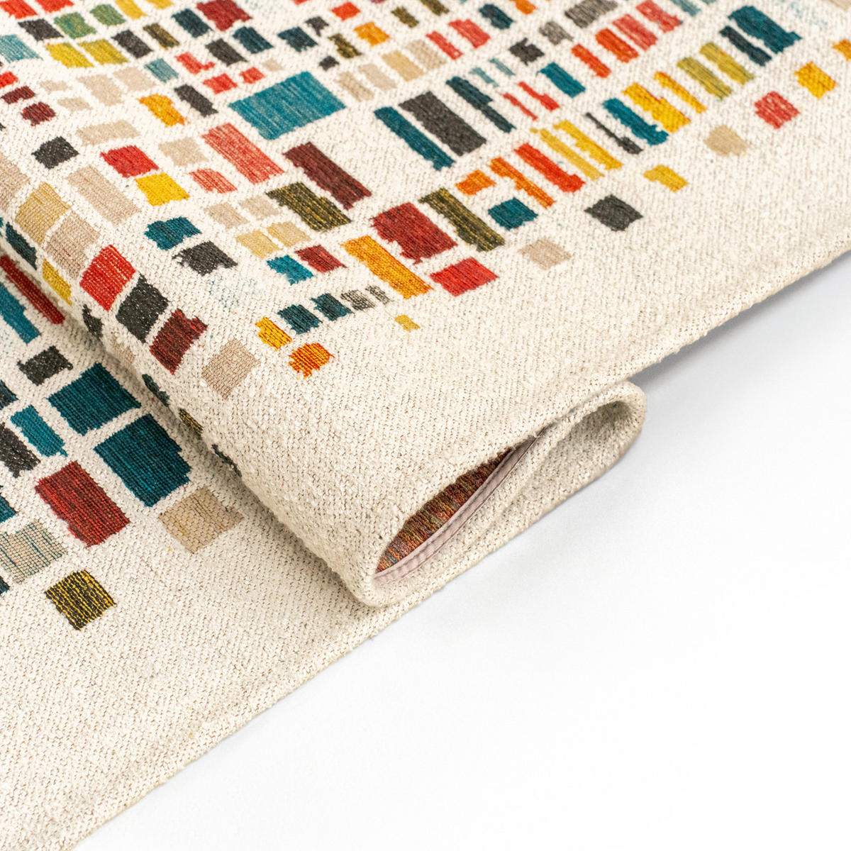 PREPROGA Cubik United 200/280 cm - večbarvno, umetna masa/tekstil (200/280cm) - Louis De Poortere