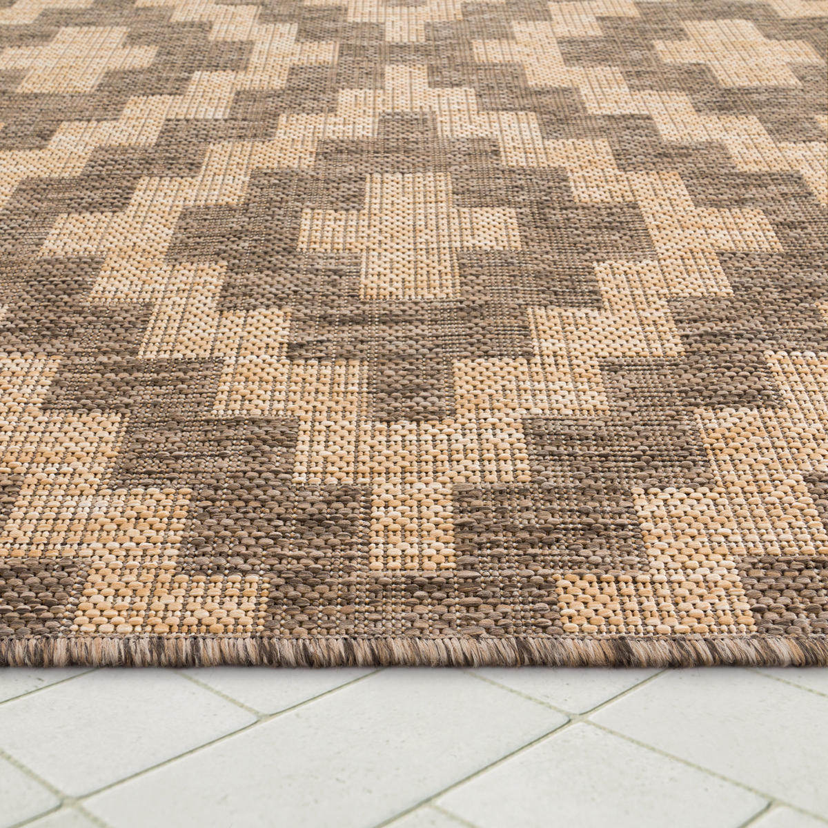 OUTDOORTEPPICH 120/160 cm Modena 222 - Beige, Textil (120/160cm) - Paco Home