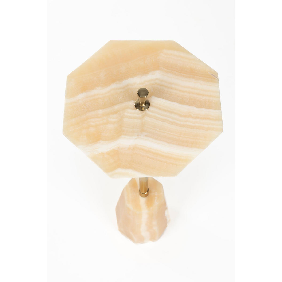 BEISTELLTISCH Onno - Gelb, Stein (27/25/65.5cm) - Dutchbone