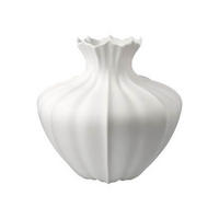 VASE Bahar, Biskuit-Porzellan, weiß, H 22 cm - Weiß, Keramik (22cm) - Goebel