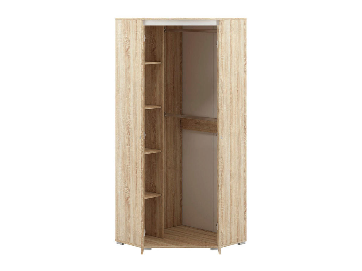 KLEIDERSCHRANK – AVO 04 – 82 cm – Avo – Sonoma Eiche / Dunkelgrau - Dunkelgrau/Sonoma Eiche, Holzwerkstoff (82/200/82cm) - hi-markt