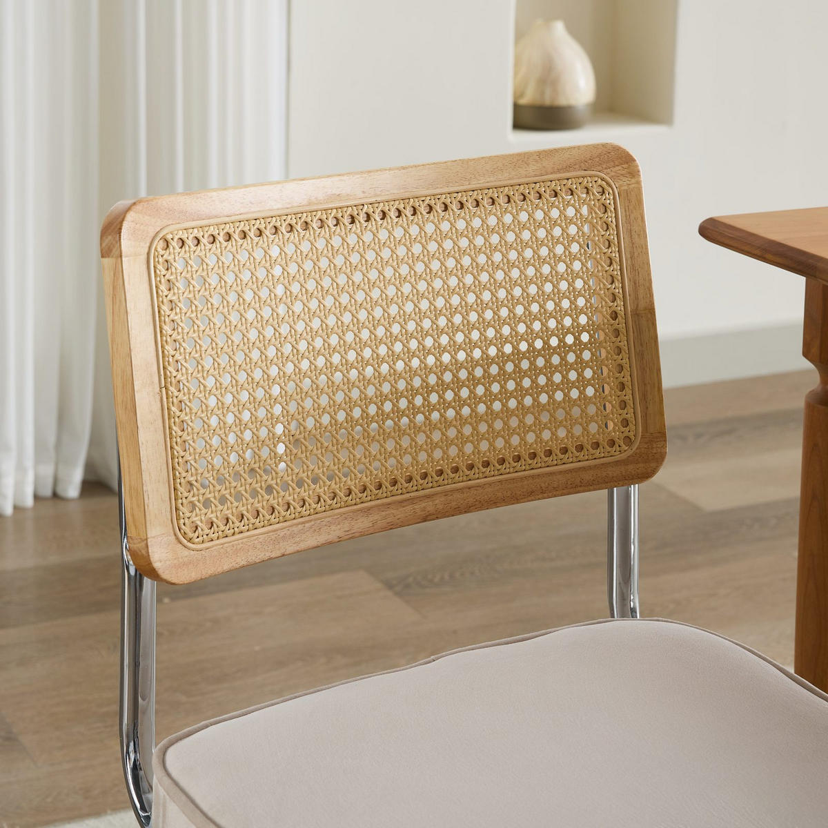 SCHWINGSTUHL DE-36300 2er-Ser mit Rattan-Rückenlehne Gold - Beige, Metall (47/81/59cm) - ComfortXL